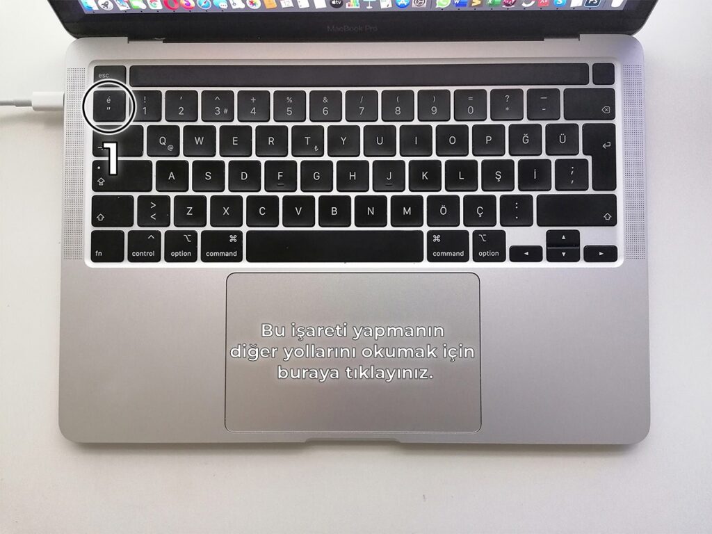 tırnak işareti nasıl yapılır